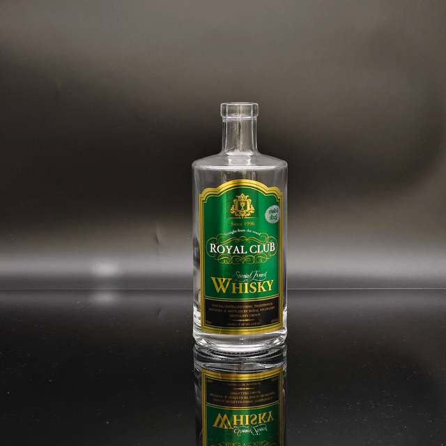 Wholesales Super Flint مخصصة 75Cl الزجاجية الزجاجية للروم